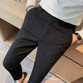 Slim Fit Dress Pants for men - Textured - Flat Front Straight Leg - Image 8