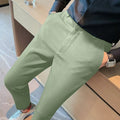 Slim Fit Dress Pants for men - Textured - Flat Front Straight Leg - Image 7