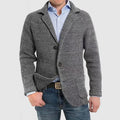 Knitted Jacket for Men - Two-Button - Image 9