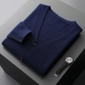 V-Neck Cardigan Sweater for Men - Button Front - Image 11