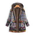 Floral Jacket for Women - Hooded - Image 1