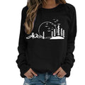 Graphic Crewneck Sweater for Women - Relaxed - Image 2