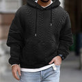 Textured Pullover Hoodie for Men - Long Sleeve - Image 6