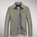 Zip Up Collared Jacket for Men - Long Sleeve - Image 5