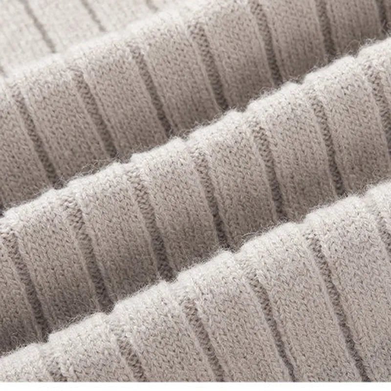 Ribbed Quarter-Zip Sweater for Men - Long Sleeve - Image 5