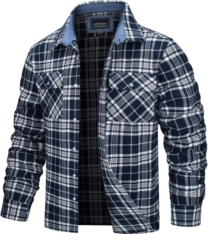 Plaid Shirt for Men - Long Sleeve - Image 8