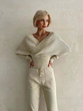 Wrap Sweater for Women - V-Neck - Image 7