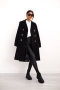 Coat for Women - Double-Breasted - Image 1