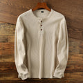 Henley Sweater for Men - Crew Neck - Image 3