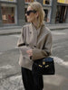 Oversized Short Jacket for Women - Double-Breasted - Image 1