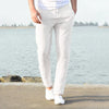 Linen Drawstring Pants for Men - Relaxed Fit Lightweight - Image 1