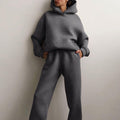 Hoodie Sweatpants Loungewear Set for Women - Elastic Waist - Image 8