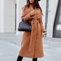Wrap Coat for Women - Tie Waist - Image 7