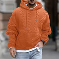 Textured Pullover Hoodie for Men - Long Sleeve - Image 3