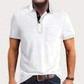 Polo Shirt for Men - Pocket Button-Down - Image 1