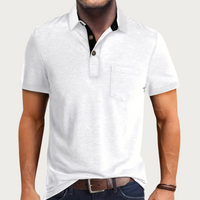 Polo Shirt for Men - Pocket Button-Down - Image 1