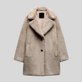 Teddy Oversized Coat for Women - Long Sleeve - Image 2
