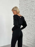 Wrap Sweater for Women - V-Neck - Image 14