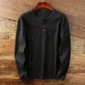 Henley Sweater for Men - Crew Neck - Image 2