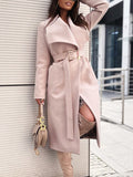 Wrap Coat for Women - Tie Waist - Image 8