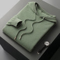 Knit Hoodie Sweater for Men - Long Sleeve - Image 8