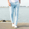 Linen Drawstring Pants for Men - Relaxed Fit Lightweight - Image 6