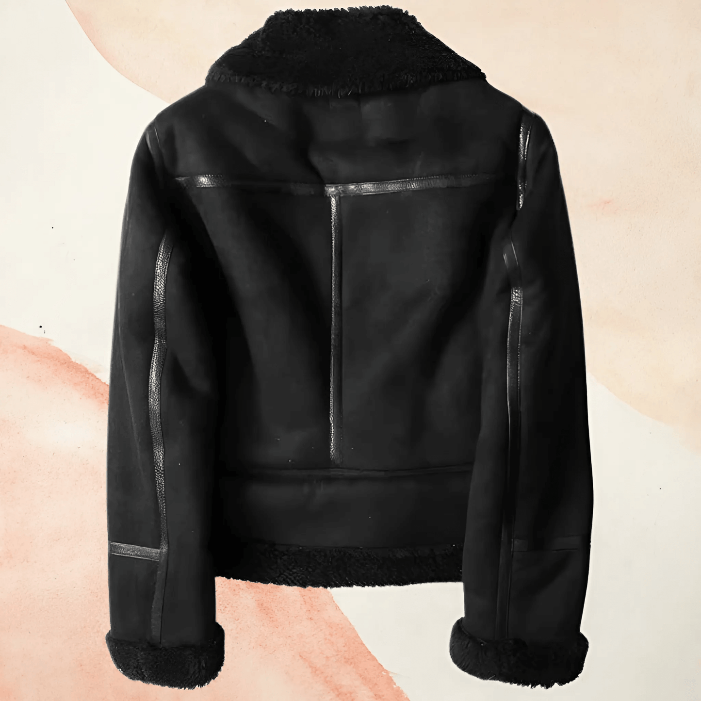 Aviator Jacket for Women - Belted - Image 14