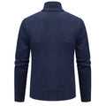 Textured Knit Sweater Cardigan for Men - Full Zip - Image 2