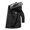 Hooded Jacket for Men - Fur Hood - Image 1