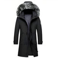 Hooded Jacket for Men - Fur Hood - Image 4