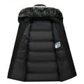 Hooded Jacket for Men - Fur Hood - Image 6