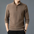 Quarter-Zip Pullover Sweater for Men - Textured - Image 2
