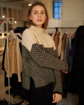 Turtleneck Color Block Sweater for Women - Long Sleeve - Image 8
