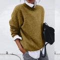 Crew Neck Sweater for Women - Long Sleeve - Image 5