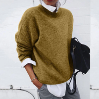 Crew Neck Sweater for Women - Long Sleeve - Image 5
