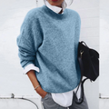 Crew Neck Sweater for Women - Long Sleeve - Image 4