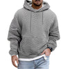 Textured Pullover Hoodie for Men - Long Sleeve - Image 1