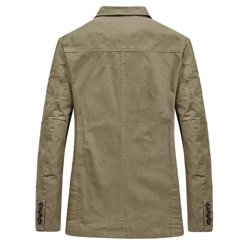 Casual Blazer for Men - Notched Lapel Two-Button Closure - Image 3