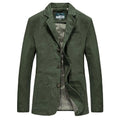 Casual Blazer for Men - Notched Lapel Two-Button Closure - Image 8