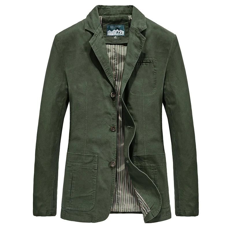 Casual Blazer for Men - Notched Lapel Two-Button Closure - Image 8
