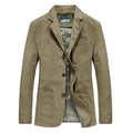 Casual Blazer for Men - Notched Lapel Two-Button Closure - Image 1