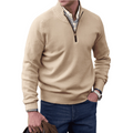Quarter-Zip Sweater for Men - Long Sleeve - Image 1