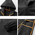 Hooded Jacket for Men - Full Zip - Image 3