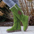 Knee High Boots for Women - Side Zipper Closure - Image 3