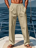 Lounge Pants for Men - Drawstring Relaxed Fit - Image 4