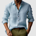 Button-Down Long Sleeve Shirt for Men - Regular Fit - Image 3