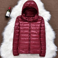 Puffer Jacket for Women - Hooded - Image 8