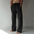 Loose Fit Drawstring Pants for Men - Wide Leg Casual - Image 4