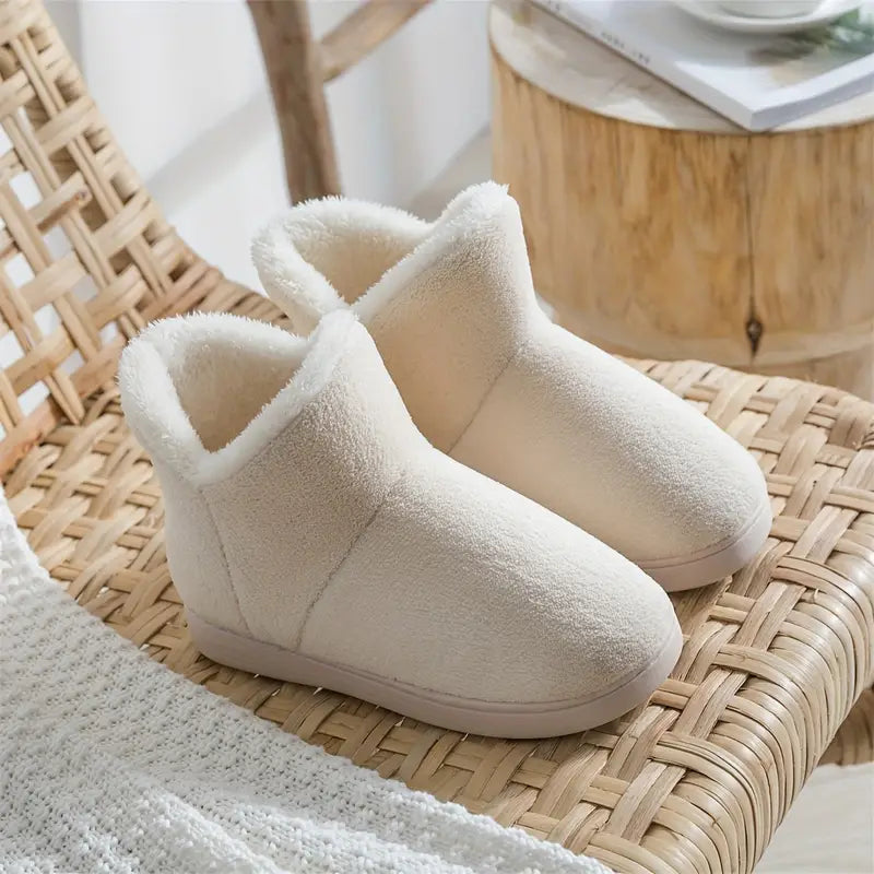 Slipper Boots for Women - Faux Fur Lined - Image 5