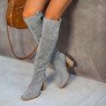Knee High Boots for Women - Pointed Toe - Image 1